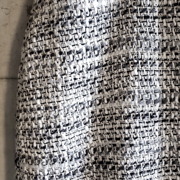 Bebe / Tweed and Leather Cocktail Dress / Size 0 - Picture 3 of 7